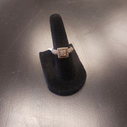 4 G 925 Silver Ring Sz5 