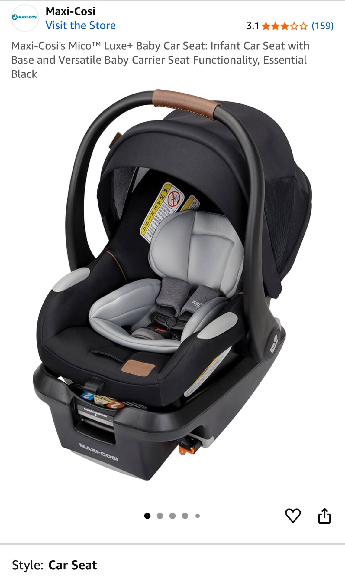 Maxi Cosí Mico Luxe Baby Car Seat