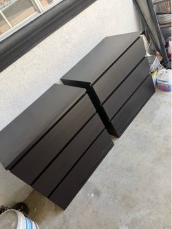 2 IKEA black dressers $100.- each one