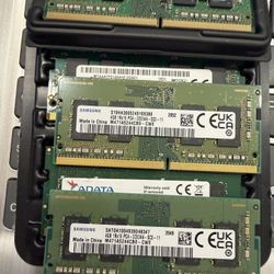 6 x 4gb DDR4 Sodimm Memory Modules Laptop Ram Samsung Adata Micron