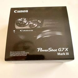Canon G7 X Mark III Brand New