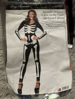 Glow-in-dark Skeleton Catsuit
