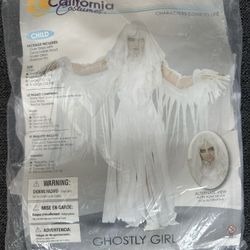 Ghostly Girl Size Small Kids Halloween Costume