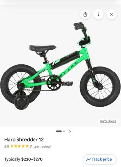 Little Kid Bike - Haro BMX - Shredder 12”