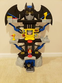 Batman Batcave Toy with Batman and Joker Figures