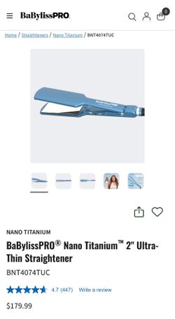 BaBylissPRO® Nano Titanium™ 2" Ultra-Thin Straightener
