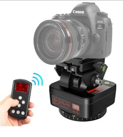 Remote pan tilt camera mount