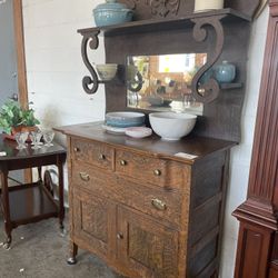 Sideboard Storage In Tiger Oak