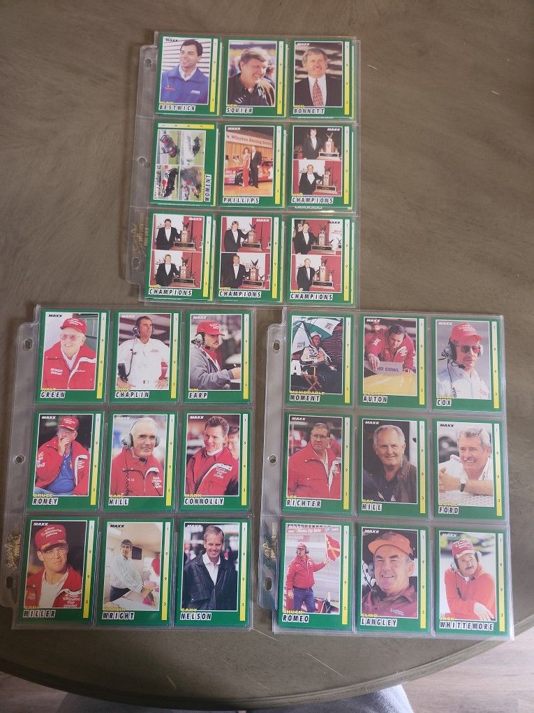 Base Ball And Nascar Cards