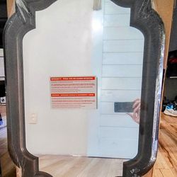 22" W x 32" H Oval Wall Bathroom Vanity Mirror in Oil Rubbed Bronze