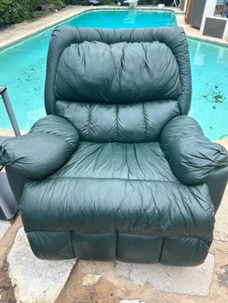 Green Leather Recliner