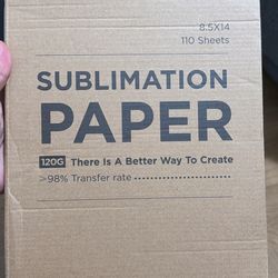 Hiipoo 120G Sublimation Paper 8.5x11 Inch 110 Sheets Model A-8.5x11