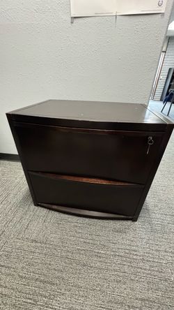 2-Drawer Lateral Wood File Cabinet
