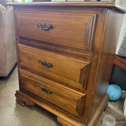 Wooden Nightstand 