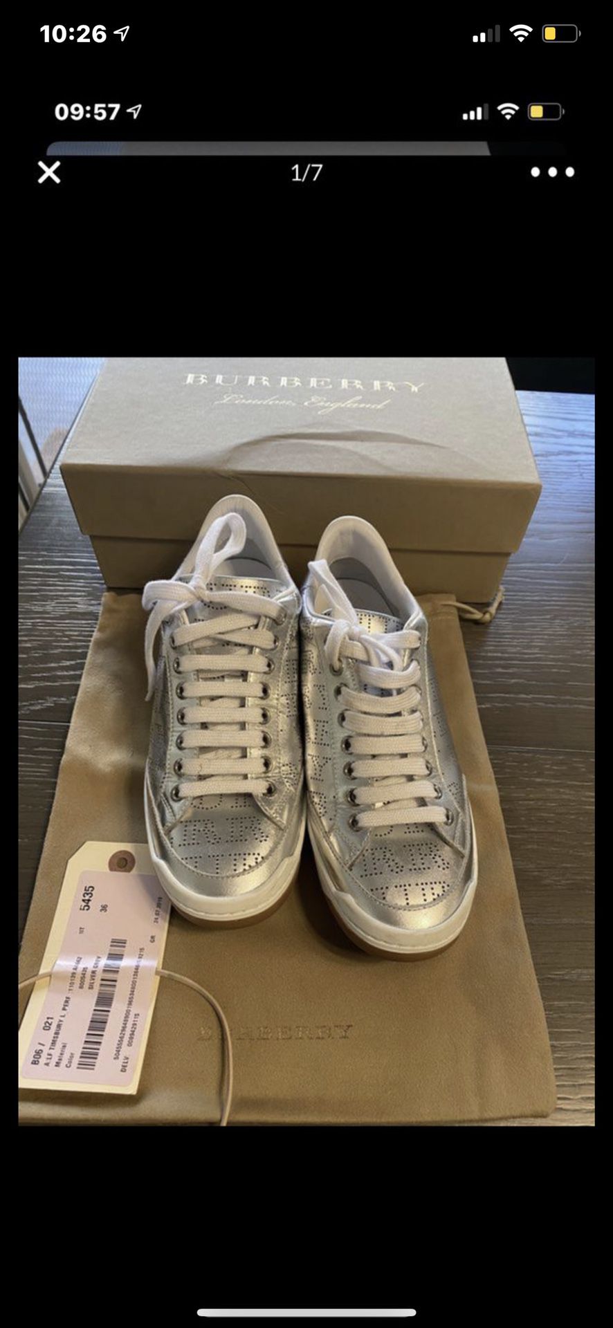 Burberry size 6