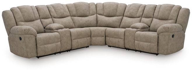 Pearce-Pike Birch 3-Piece Reclining Sectional with Double Console