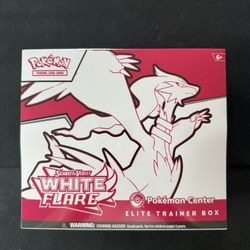 White Flare Pokemon Center ETB Sealed