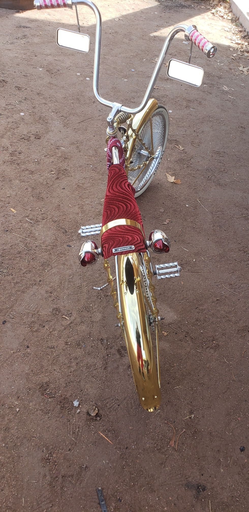 Red lowrider bike sale