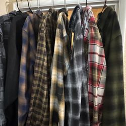 Dixxon Flannel Lot Of 8 - 3X