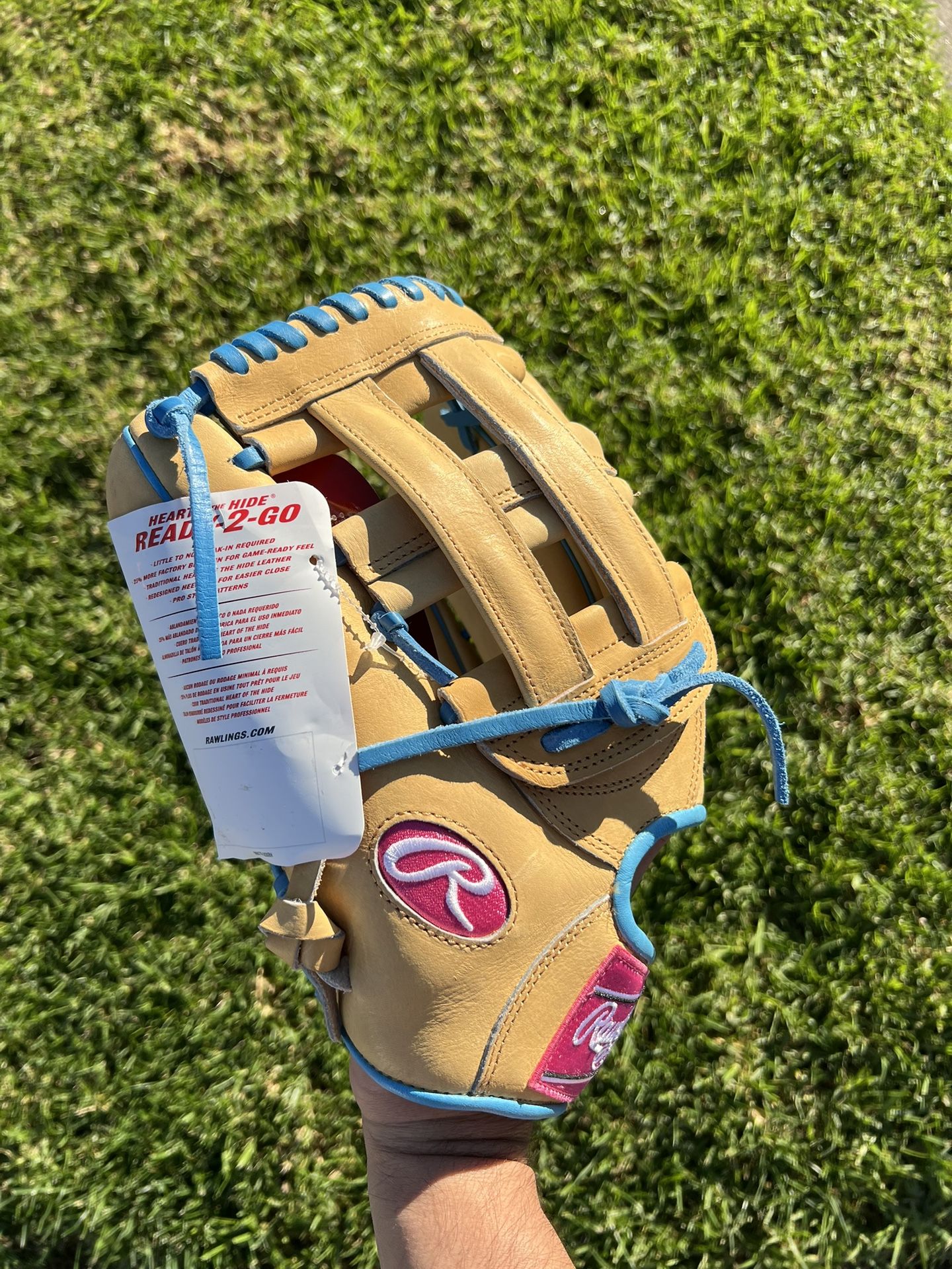 Rawlings Heart Of The Hide Outfield Baseball Glove 12 3/4 Left Hand