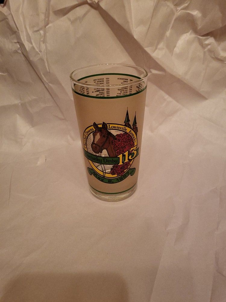 1987 Kentucky Derby Glass