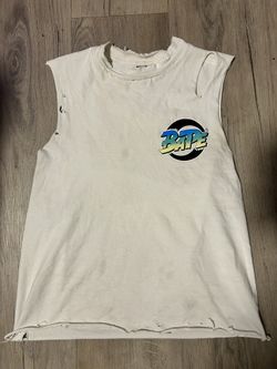 BAPE DISTRESS CUT OFF TEE