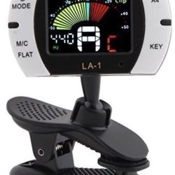 Real Tuner - Chromatic Clip-on Tuner for Guitar, Bass, Violin, Ukulele, Banjo, Brass and Woodwind Instruments