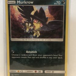 Pokemon TCG : Murkrow 128/236Reverse Holo Unified Minds