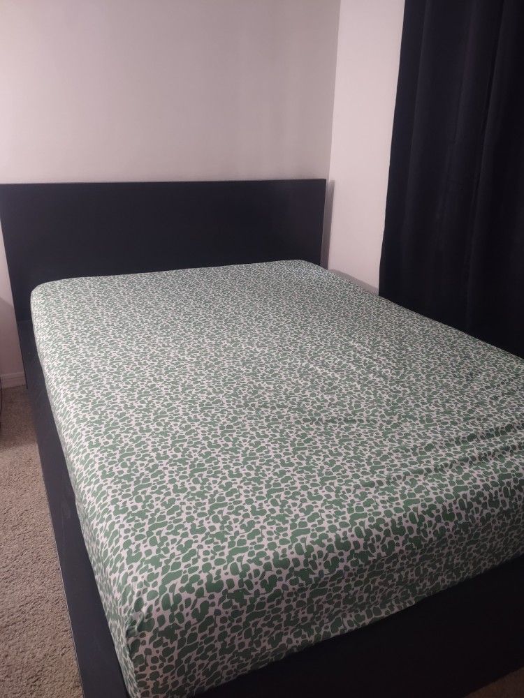 Full Size Bed Frame and Mattress 