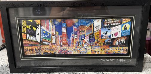 Broadway Show 3D Paper-sculpture Framed Art