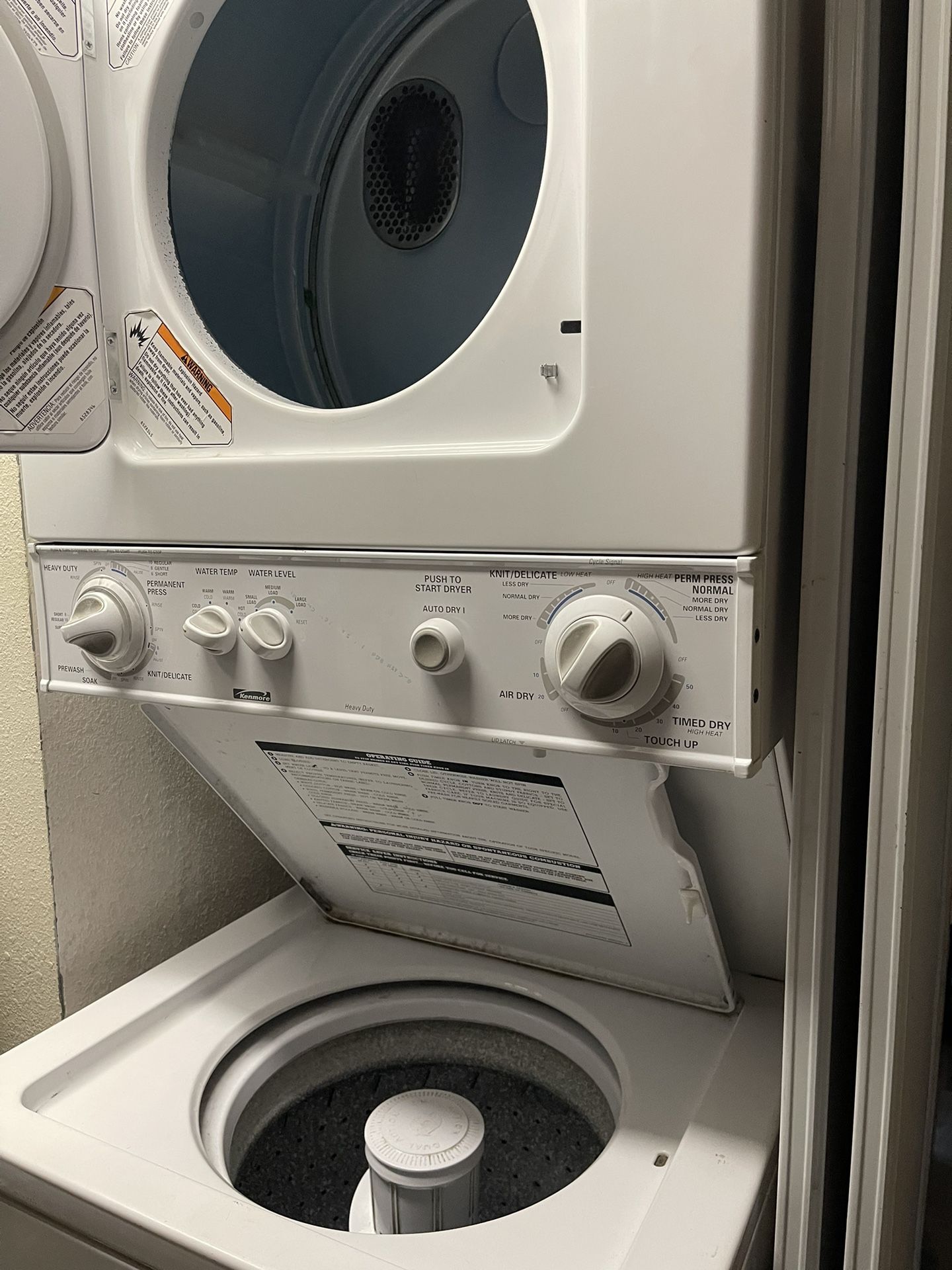 Kenmore Stackable Washer And Dryer