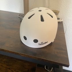 White TurboSke Helmet