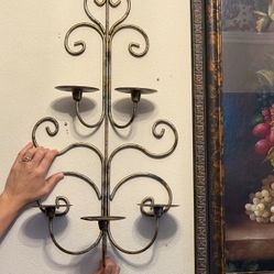 Home Interiors Set De Dos Candeleros Grandes En Buenas Condiciones 