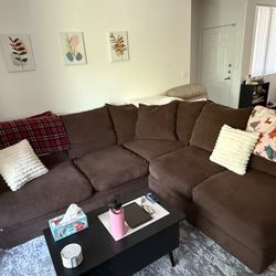 Brown Sectional Couch