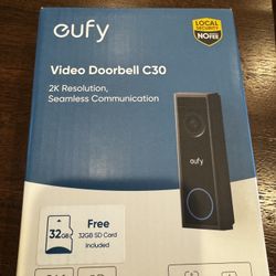 Brand New) eufy Security Video Doorbell C30
