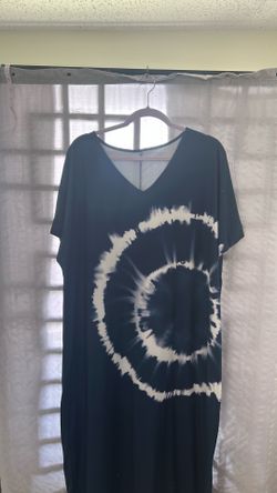 Dress Navy blue and white