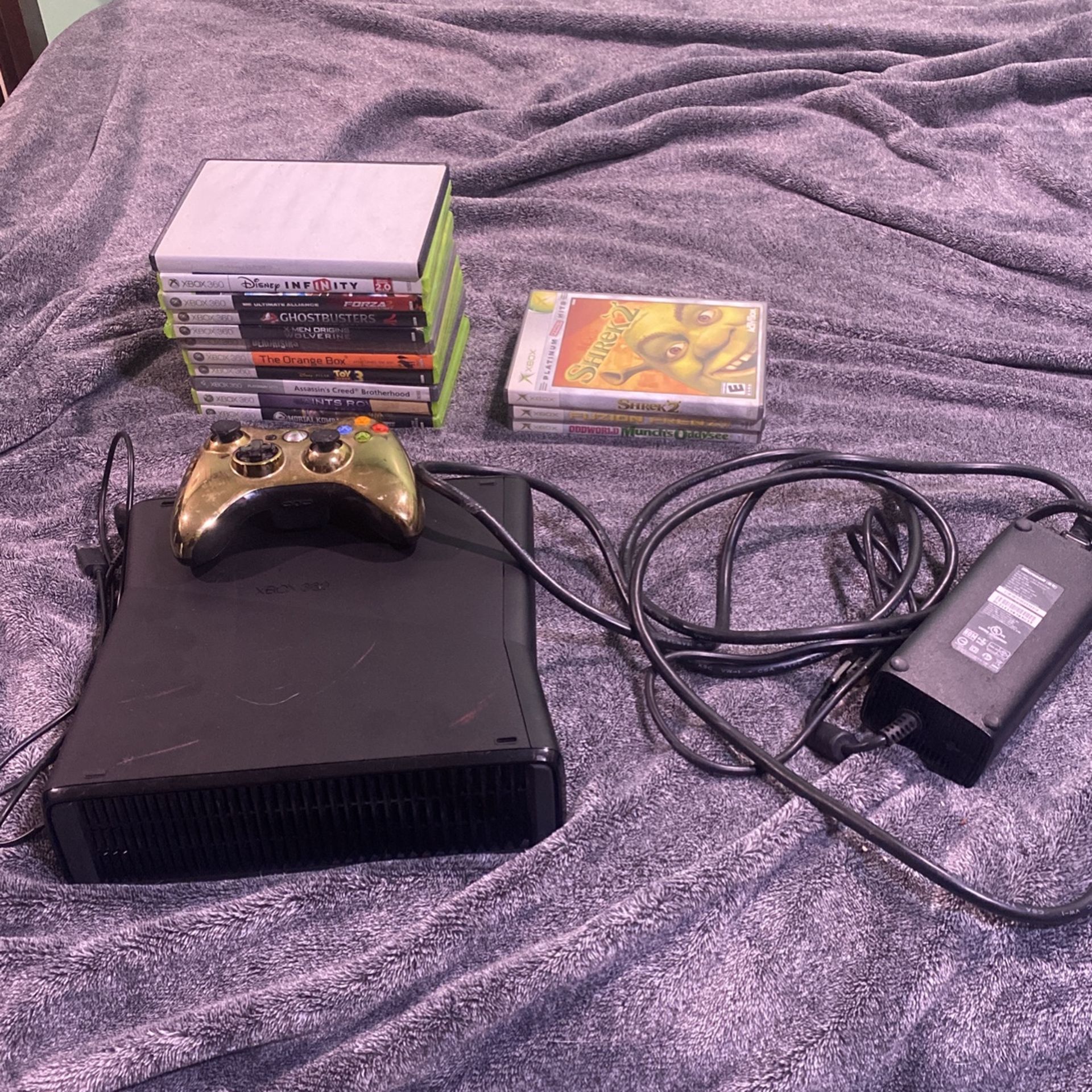 Xbox 360 With Games & Accesories 