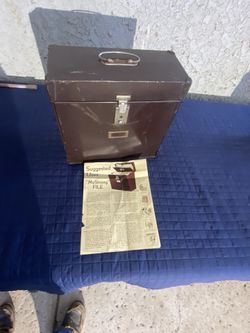 Vintage metal file box
