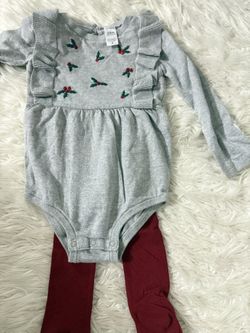 Baby Girl Christmas Outfit 