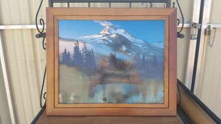 2 scenery picture frames
