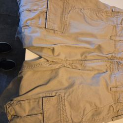 Khaki levi cargo pants 34x32