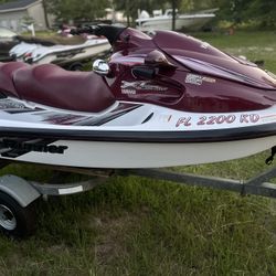 Clean 1998 Yamaha Wave Runner Xl760 Good 2500 With Out Trailer 3,500 With Trailer