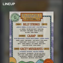 3 Fairwell tickets - Will sell separately 