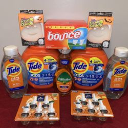 Household Bundle: Tide/ Clean Boost/ Bounce/ Palmolive / Scrub Daddy/ Glade Refills