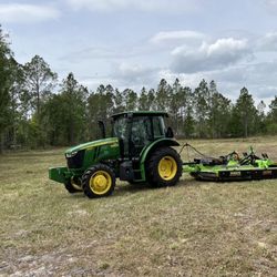 Drive ways  Forestry mulching  Land clearing  Bush hogging and Dirt moving  Finish Grade and Building Pad 