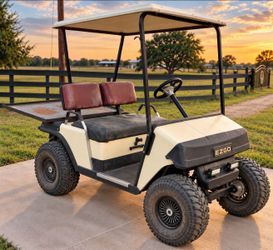 Lifted E-Z-GO Electric Golf Cart – Runs Great – Trojan Batteries