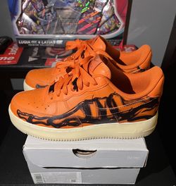 Nike Air Force 1 Low “Orange Skeleton Halloween” (2020)