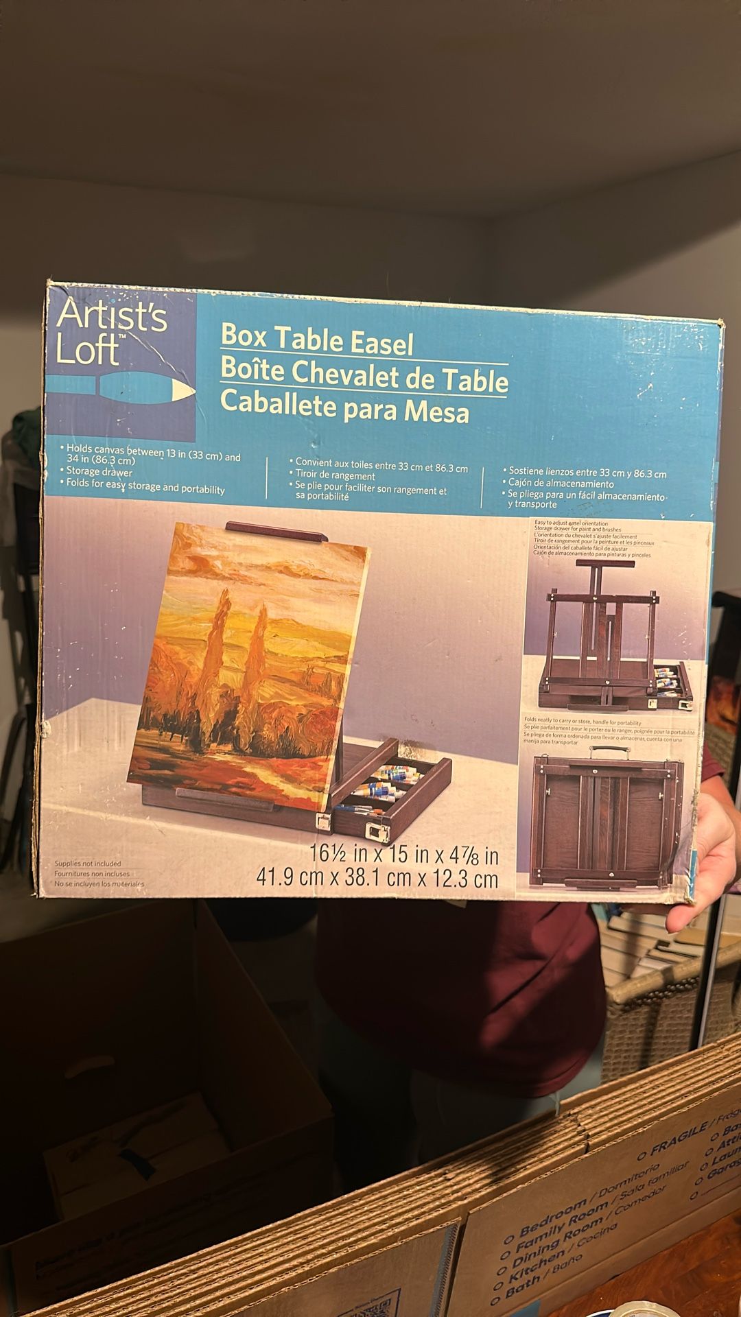Box Table Easel