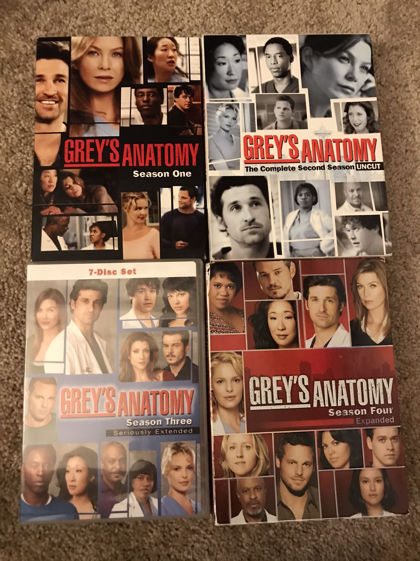 Grey’s Anatomy Seasons 1-4