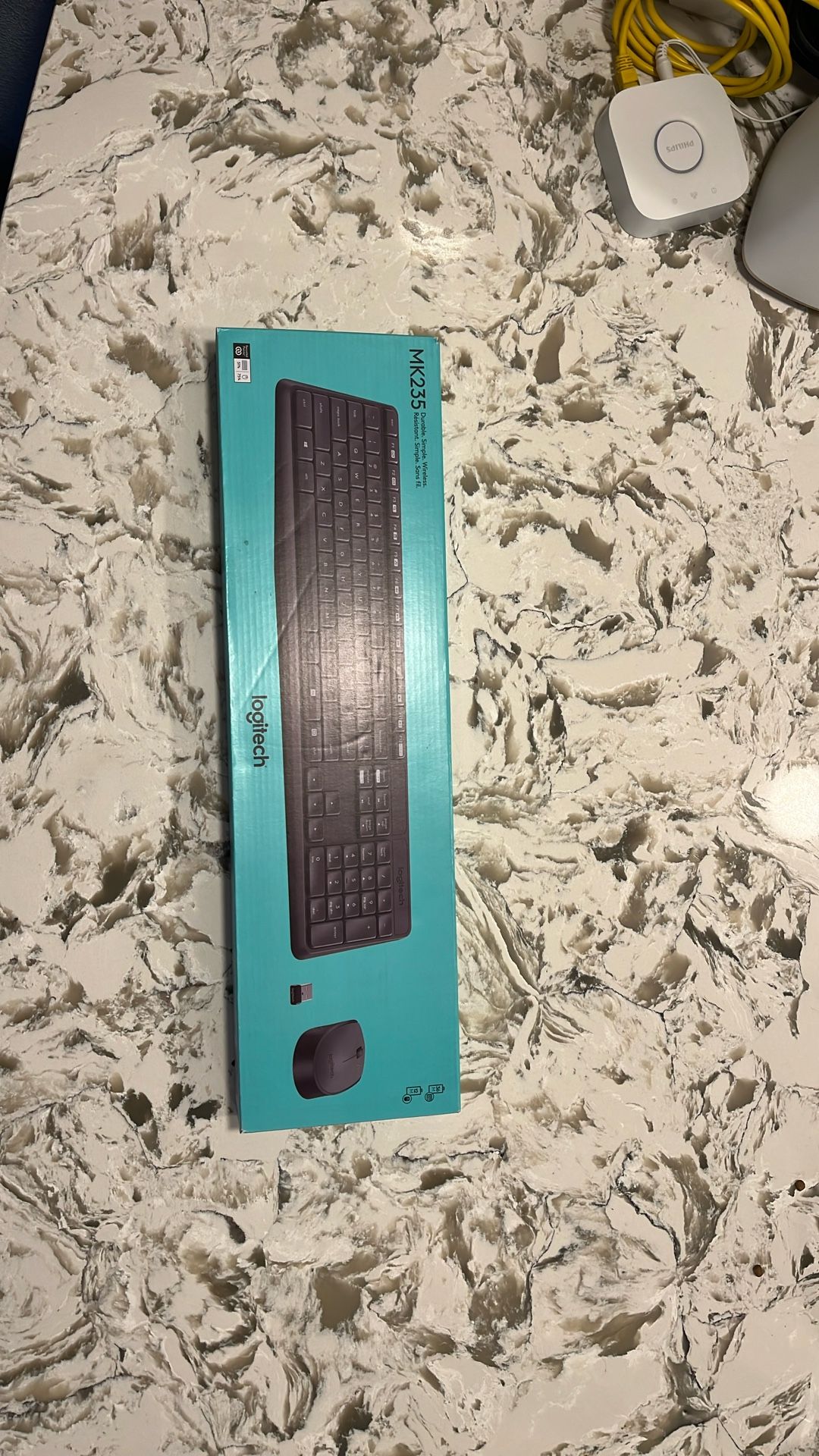 Logitech Keyboard and Wireless Mouse
